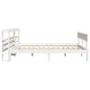 vidaXL Cama sem colch&atilde;o 120x190 cm madeira de pinho maci&ccedil;a branco