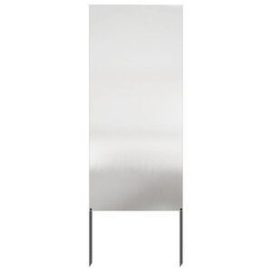 vidaXL Tela de Privacidade para Jardim Fretwork Prateado 50 x 140 cm