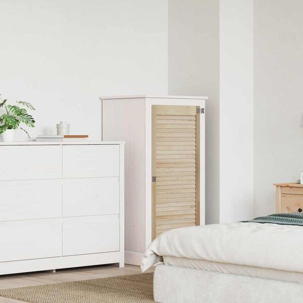 vidaXL Porta de Arm&aacute;rio com porta Natural 140.5 x 2 x 59.5 cm