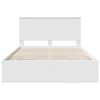 vidaXL Estrutura da Cama Branco 140 x 190 cm Madeira de Engenharia