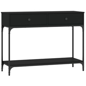 vidaXL Mesa consola 75x34,5x75 cm derivados de madeira carvalho sonoma