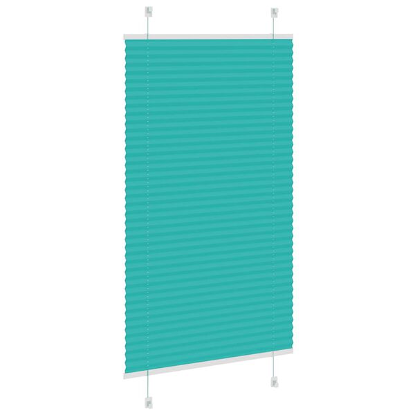 vidaXL Gasolina verde Plissada Cega 70x150 cm Largura Tecido 69,4 cm
