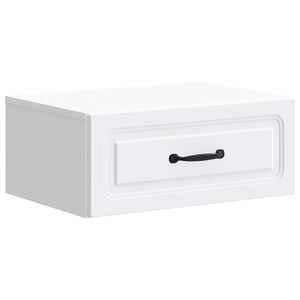 vidaXL Gabinete de Canto Montado na Parede Branco 49 x 34,5 x 20 cm