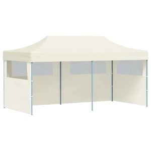 vidaXL Tenda para festas pop-up dobr&aacute;vel 3 x 6 m creme