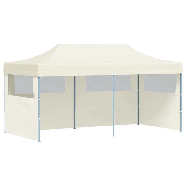 vidaXL Tenda para festas pop-up dobr&aacute;vel 3 x 6 m creme