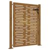 vidaXL Port&atilde;o de jardim 100x150 cm A&ccedil;o Corten Design quadrado