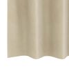 vidaXL Cortinas opacas 2 pcs Creme 140 x 175 cm Veludo