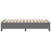 vidaXL Estrado de cama plataforma Cinzento-claro 80 x 200 cm