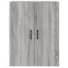 vidaXL M&oacute;veis de parede 2 pcs derivados de madeira cinzento sonoma