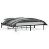 vidaXL Estrutura de cama 183x213 cm metal preto