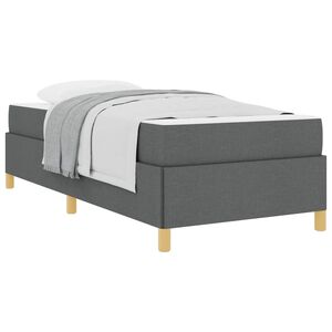 vidaXL Estrutura da Cama Cinza Escuro 80 x 200 cm tecido