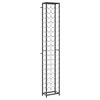 vidaXL Garrafeira para 57 garrafas 34x18x200 cm ferro forjado preto