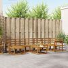 vidaXL Conjunto de Sof&aacute;s para Exterior 8 pcs Natural