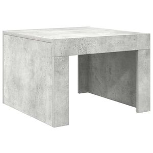 vidaXL Mesa de centro 50x50x35 cm derivados de madeira cinzento sonoma