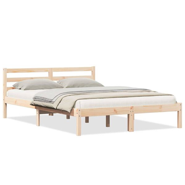 vidaXL Estrutura da Cama Castanho 208.6 x 157.6 x 69.4 cm