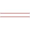 vidaXL Barras suspensas para crian&ccedil;as 2 pcs 125 cm a&ccedil;o vermelho