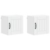 vidaXL Arm&aacute;rio de Parede LUCCA 2 pcs Branco 40 x 31 x 40 cm