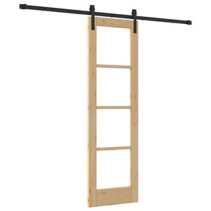 vidaXL Porta Deslizante ORKDAL Natural 61 x 198,5 cm