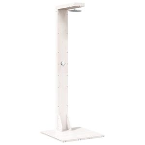 vidaXL Chuveiro Externo 210 cm Branco