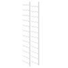 vidaXL Garrafeira de parede para 36 garrafas 2 pcs ferro branco