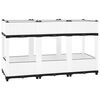 vidaXL Canteiro elevado 120x40x71 cm polipropileno