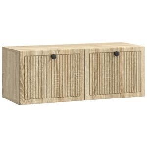 vidaXL Gabinete de TV de Parede Carvalho Sonoma 78,5 x 31 x 30 cm