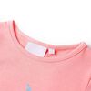 T-shirt infantil rosa-choque 128