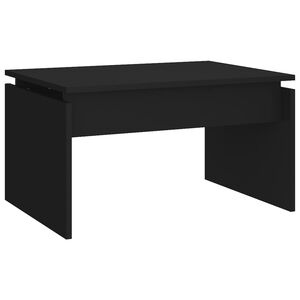 vidaXL Mesa de centro 68x50x38 cm derivados de madeira preto