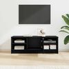 vidaXL Gabinete para TV Carvalho Preto 102 x 35 x 36,5 cm