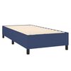 vidaXL Cama com molas/colch&atilde;o 90x200 cm tecido azul