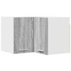 vidaXL Arm&aacute;rio suspenso Cinza Sonoma e Branco 57 x 57 x 40 cm