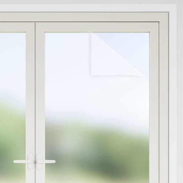 vidaXL Filme de Janela Autoadesivo Branco Fosco 90 x 2000 cm PVC