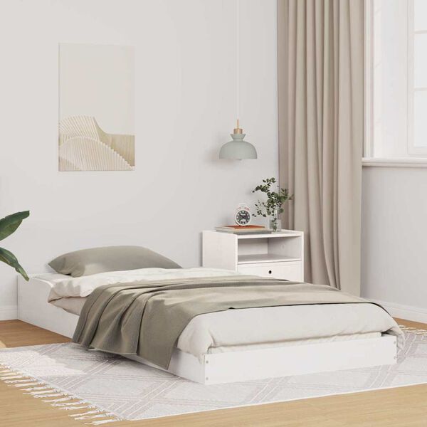 vidaXL Estrutura da Cama Branco 100 x 220 cm