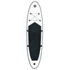 vidaXL Conjunto prancha de paddle SUP insuflável preto e branco