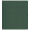 vidaXL Tela de varanda 120x1000 cm 100% poli&eacute;ster oxford verde-escuro