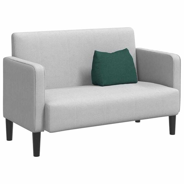 vidaXL Travesseiro para Costas Verde Escuro 45 x 20 x 35 cm tecido