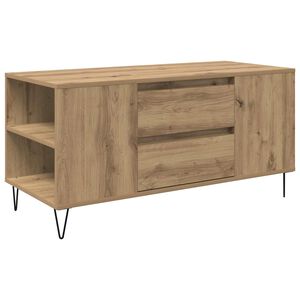 vidaXL Mesa de centro Carvalho Artesanal 102 x 44,5 x 50 cm