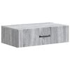 vidaXL Mesa Lateral de Parede Sonoma Cinzento 59 x 34,5 x 17 cm