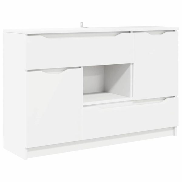 vidaXL Buffet com gaveta Branco 100 x 30 x 65,6 Madeira processada