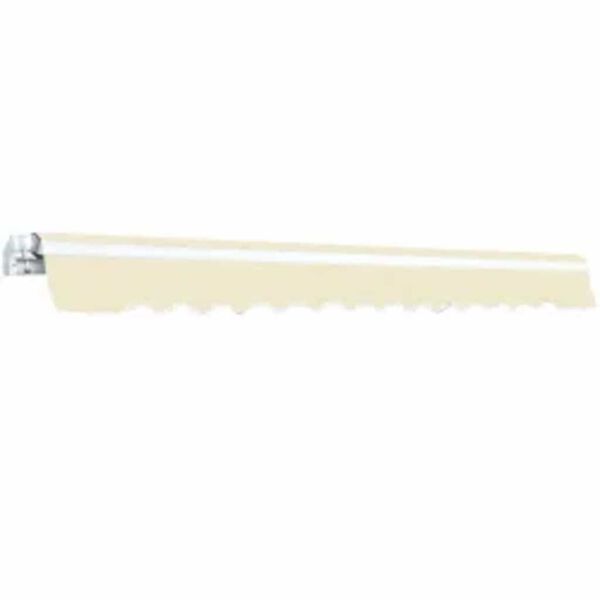 vidaXL Toldo dobr&aacute;vel manual 600 cm creme