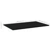 vidaXL Prateleiras para estante 4 pcs 80x50x1,5cm contraplacado preto