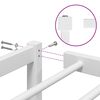vidaXL Estrutura de cama 150x200 cm metal branco