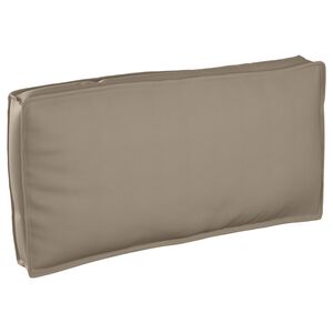 vidaXL Almofada Tecido Oxford Cinzento-acastanhado 120 x 60 x 12 cm