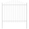 vidaXL Cerca para Jardim WOERDEN 7 unid. 170 x 165 cm Branco