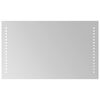 vidaXL Espelho de casa de banho com luzes LED 30x50 cm