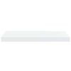 vidaXL Prateleiras de parede suspensas 2 pcs 60x23,5x3,8cm MDF branco