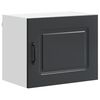 vidaXL Painel de lava-lou&ccedil;a Kalmar Preto 50 x 31 x 40 cm