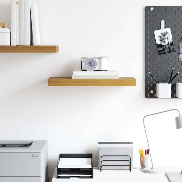 vidaXL Prateleira de Parede Bege 50 x 23 x 4 cm Madeira processada