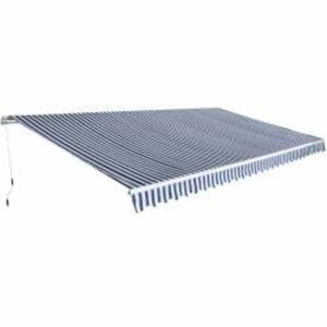 vidaXL Todo dobr&aacute;vel manual 600 cm azul e branco