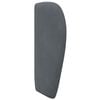 vidaXL Orelha de Cabeceira Cinza Escuro 40 x 23 x 6 cm Veludo